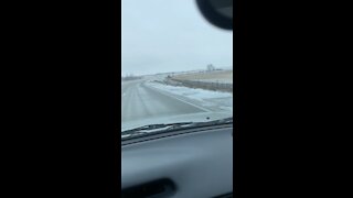 Semi in Ditch I-94 North Dakota 11/12/2021