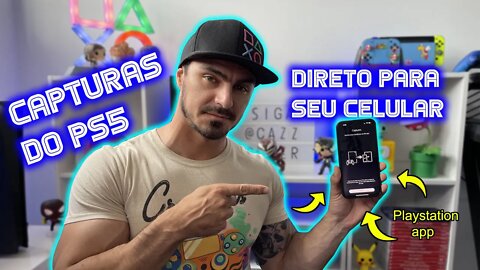 Capturas do Playstation 5 no Celular - Como Transferir Vídeos e Screenshots [Iphone/Android]