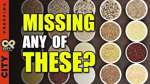 21 Overlooked Grains That Will Keep you Alive (Prepper Pantry Food Items)