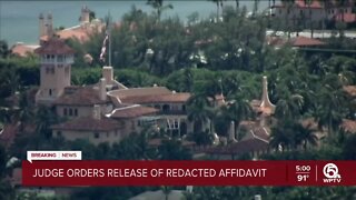 Federal judge to release redacted Mar-a-Lago search warrant affidavit Friday