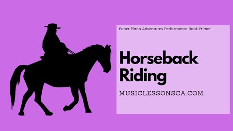 Piano Adventures Performance Book Primer - Horseback Riding