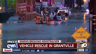 Man rescued from Grantville flood