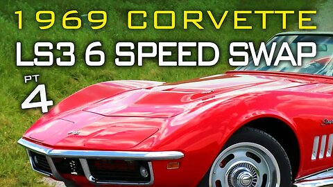 Chevrolet C3 Corvette LS Swap 6 Speed Manual Transmission Swap at V8 Speed and Resto Shop Part 4