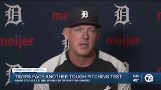 Tigers face another tough pitching test in Cole