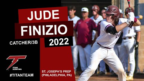 Jude Finizio (C/3B) Baseball Skills Video 2021