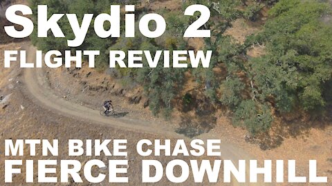 Skydio 2: Action Drone! - Mountain Bike Chase - Fierce Downhill (4K)