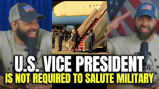U.S. Vice President Is Not Required To Salute Military