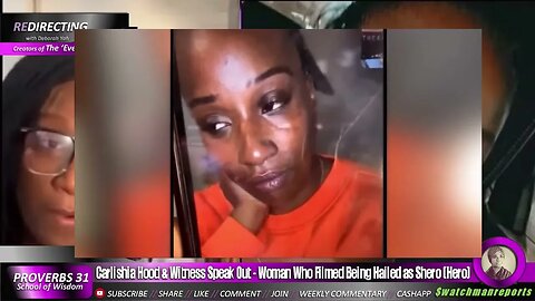 Carlishia H00D & WlTNESS Speak Out - Woman Who Filmed Being HaiIed as Shero