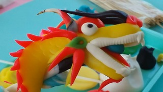 Make a Dragon with Play doh