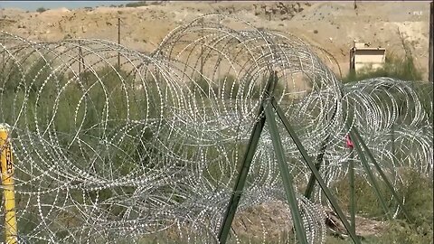 #TEXAS RAZOR WIRE INSTALLED| Christina Aguayo Video