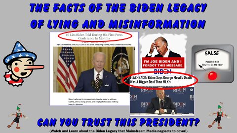 BIDEN - CAN YOU BELIEVE ANYTHING HE SAYS?