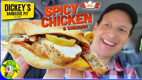 Dickey's® ♨️ KING'S HAWAIIAN® SPICY CHICKEN & CHEDDAR SANDWICH Review 🌴🌊🔥🐔 | Peep THIS Out! 🕵️‍♂️