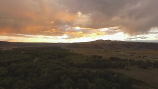 Late Summer Sunset Drone Flight