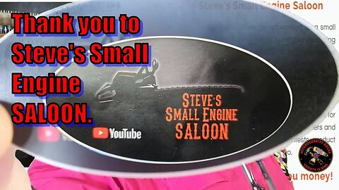 Shout out to Steve's Small Engine Saloon,mail call. #shoutout #thanks