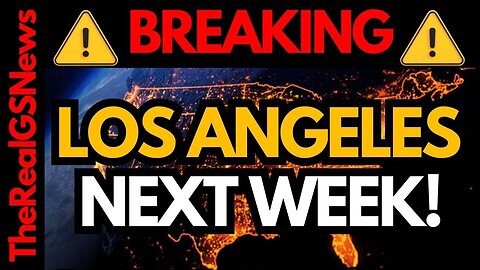 BREAKING: BE ON ALERT NEXT WEEK - GET YOUR GOBAG READY! MULTIPLE AGENCIES GETTING READY