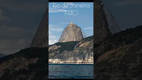 Rio de Janeiro 1940's in Colors. Walt Disney Rio Visit decade