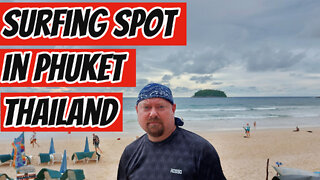 Phuket Thailand- Surfing Beach Kata and Karon 2021