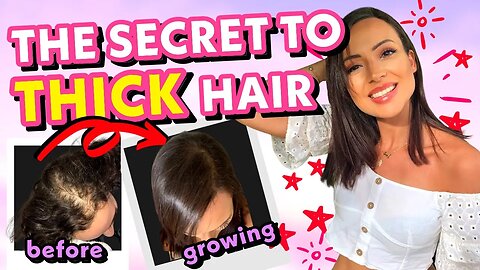 HAIR GROWTH SECRET | HOW TO GROW THICKER + LONGER HAIR NATURALLY | DIY TIPS