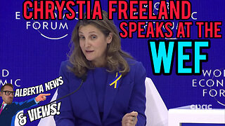 SURPRISE- Chrystia Freeland shares her eternal wisdom speaking at the World Economic Forum.