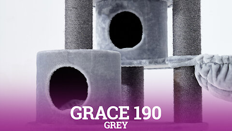 Petrebels cat trees - Grace 190 - Grey