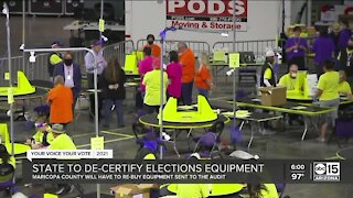 Secretary of State Katie Hobbs sends letter threatening to de-certify election equipment after audit