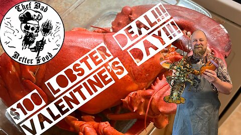 🦞 $200 Lobster for only $100!!! Lobster deal!!! Chef Dad!!! Better Food!!! Valentine’s Day!!! 🦞