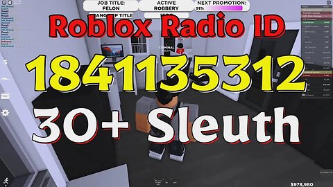 Sleuth Roblox Radio Codes/IDs