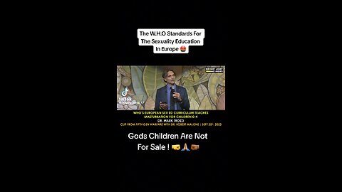 God's children are not for sale!