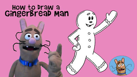 How to Draw a Gingerbread Man