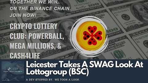 Leicester Takes a SWAG Look At Lottogroup (BSC) (User Requested Coverage)
