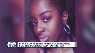 Family of missing 14-year-old begging for public's help to find her