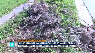 Largo residents say debris pickup led to more problems