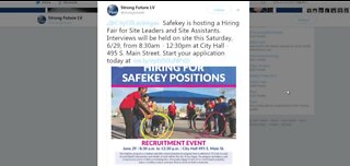 Safekey hiring event Saturday