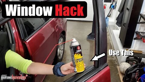 Power Window Hack for Noisy & Slow Windows (Silicone Weather Stripping) | AnthonyJ350