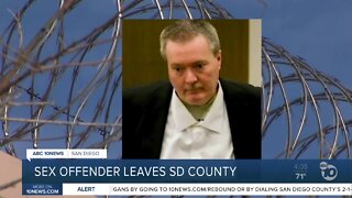 Sex offender leaves SD County