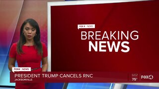 President Trump cancels RNC