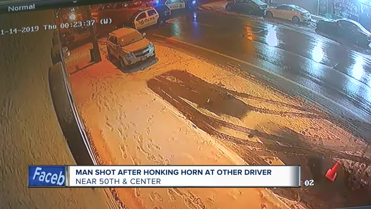 Man shot after honking horn at other driver