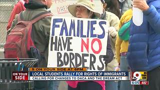 Xavier University students, DACA recipients rally Downtown for immigration reform