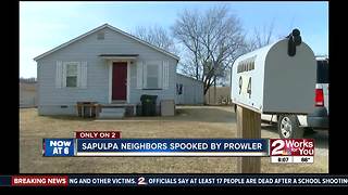 Sapulpa residents harassed by prowler
