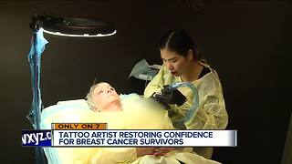 Tattoo artist helps breast cancer survivors heal from the scars left by surgery