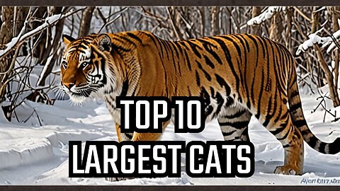 The Top 10 Largest Wild Cats in the World 🐾