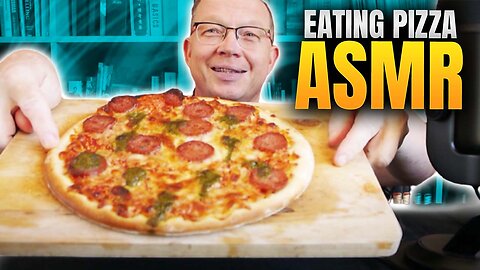 ASMR Mukbang Pizza, a Fun ASMR Eating Pizza YouTube Video, Eating Pizza Mukbang
