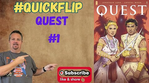 Quest #1 Image Comics #QuickFlip Comic Review Crystal Wood,Jonathan Luna #shorts