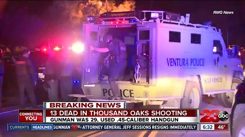 13 dead, including gunman, after shooting in Thousand Oaks