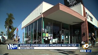 North Park donut shop defends homeless man