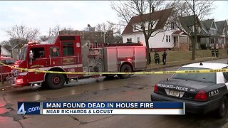 Man found dead after house fire near Richards & Locust