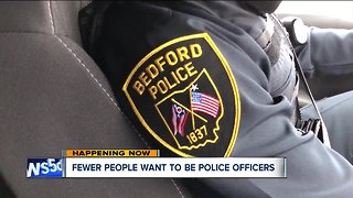 Job applications at police departments across the country drop, including here in Northeast Ohio