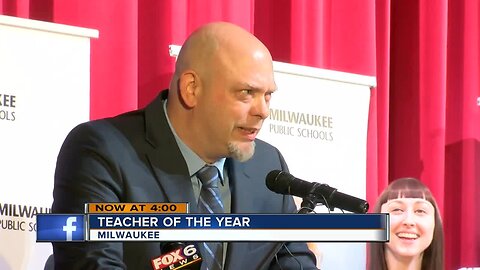 MPS arts teacher Chad Sperzel-Wuchterl earns prestigious state award