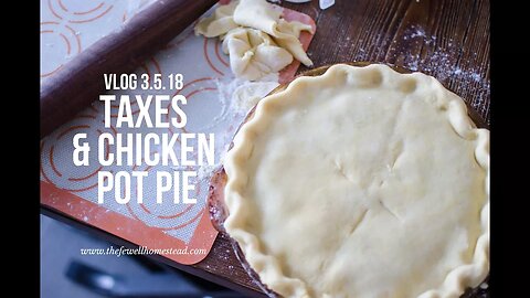 VLOG 3.5.18 || Taxes and Chicken Pot Pie