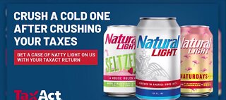 Natty Light giving free beer if you file taxes